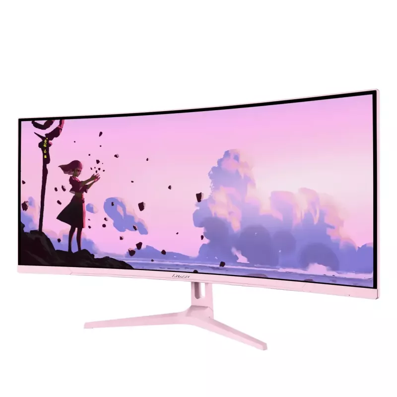 Curved computer monitor Arozzi Nova 34 inch (86.4 cm) 3440×1440 21:9 LED 1 ms Pink