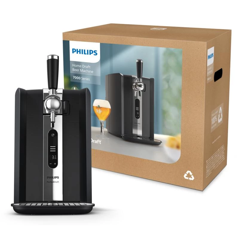 System do nalewania piwa Philips HD3770/90 PerfectDraft, czarny, kompatybilny z beczkami 6L