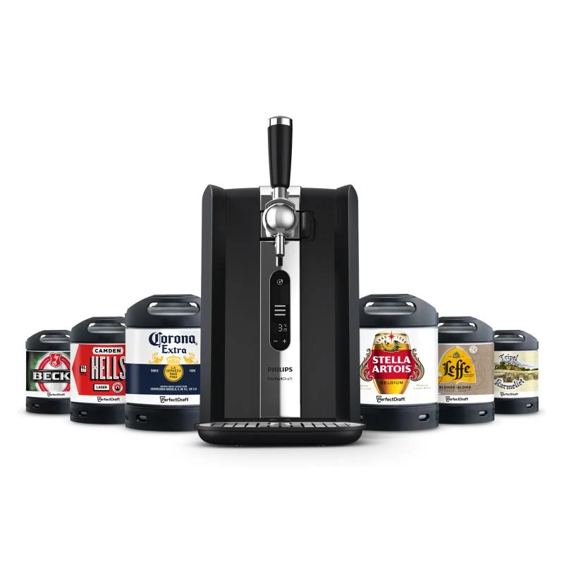 System do nalewania piwa Philips HD3770/90 PerfectDraft, czarny, kompatybilny z beczkami 6L