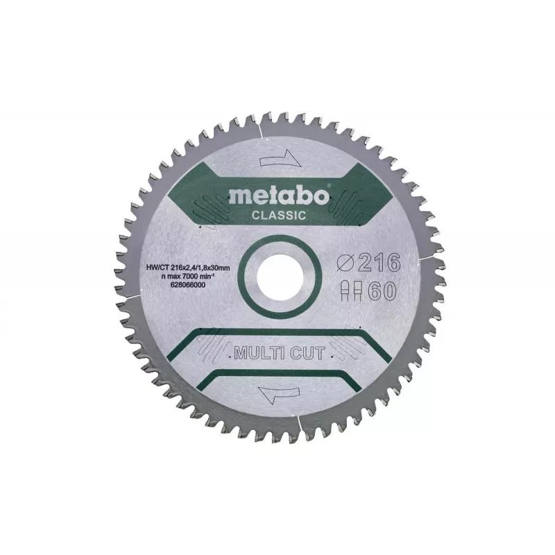 Piła tarczowa Metabo 628066000 21,6 cm