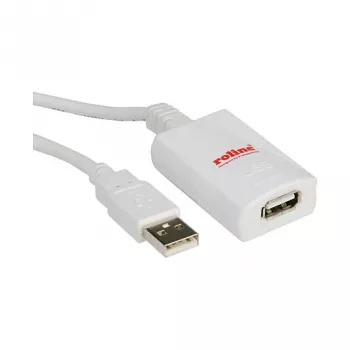 Przedłużacz USB ROLINE - USB (żeński) na USB (męski)