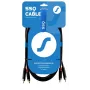 SSQ RCARCA2 SS-1432 Kabel 2x RCA - 2x RCA 2 m Czarny