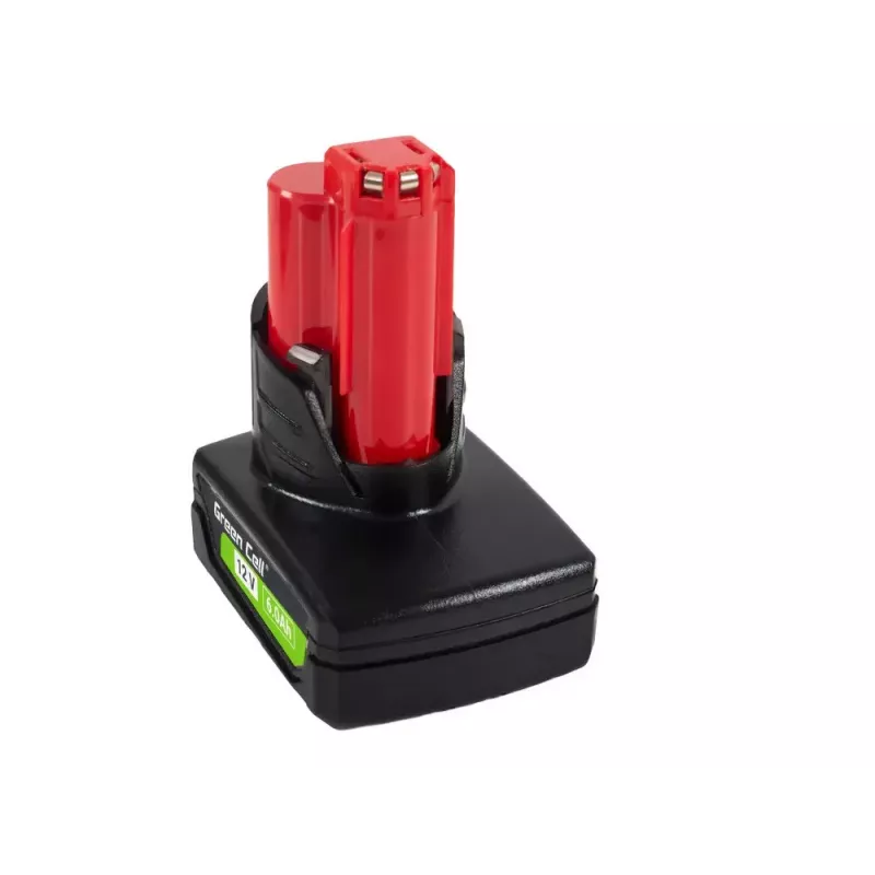 Bateria do narzędzi bezprzewodowych Green Cell PTML12V6 12V Li-Ion 6 Ah, wymiary 6,6×9×11,1 cm