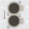 Gniazdo abonenckie 2 x XLR Kindermann 7444000579