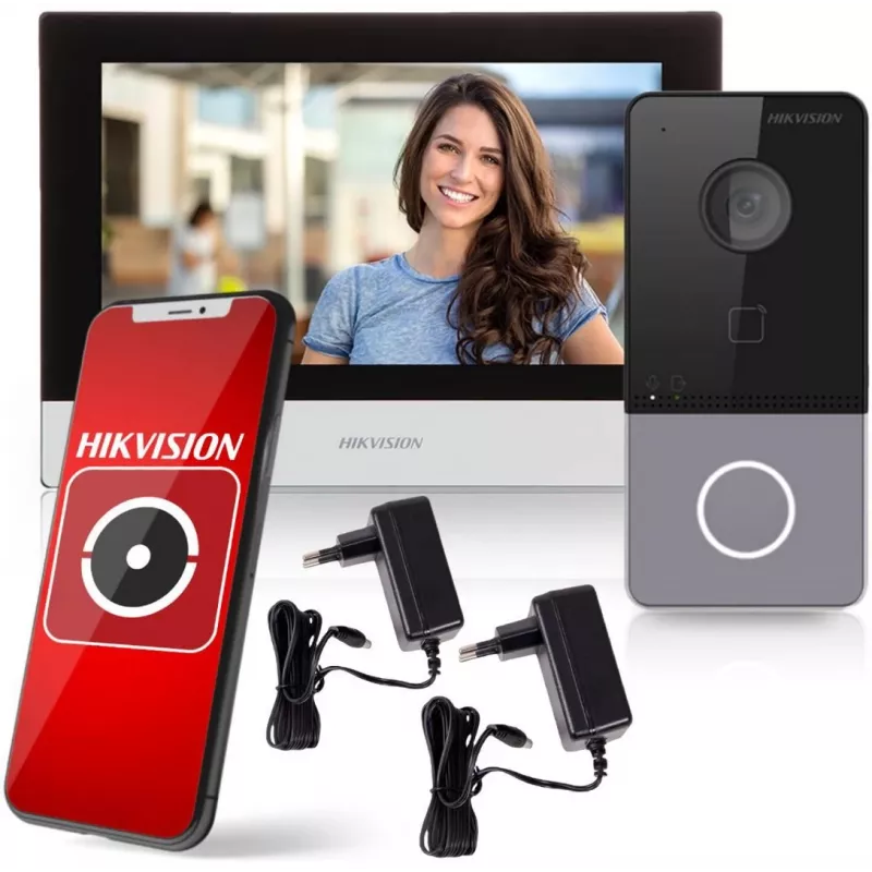 System wideodomofonowy Hikvision DS-KIS603-P(C)/EU 2 MP 7-calowy LCD