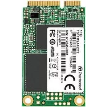 Transcend 128GB, mSATA SSD, SATA3, 3D TLC, PE: 3K, 30u (TS128GMSA452T2)