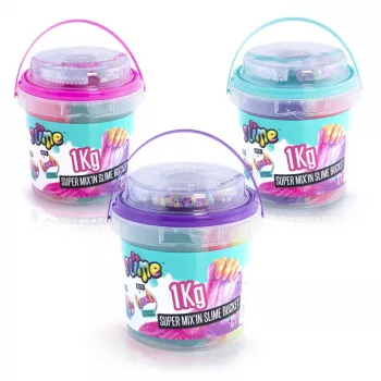 Canal Toys Slime Super Wiadro śluzu 1 kg Wielokolorowy od 6 lat