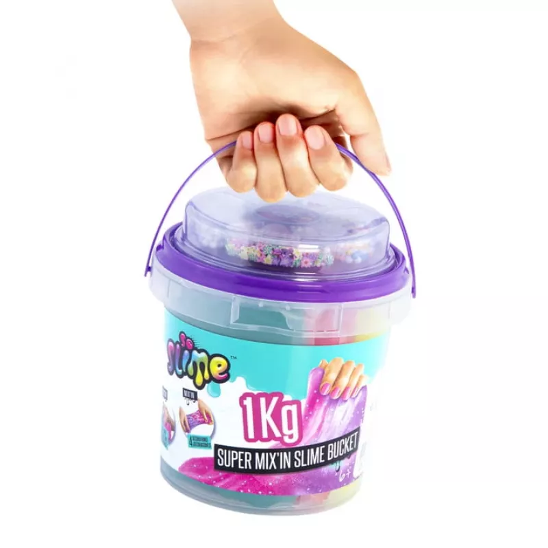 Canal Toys Slime Super Wiadro śluzu 1 kg Wielokolorowy od 6 lat