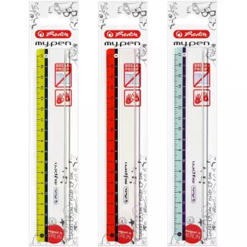 Linijka Herlitz 11367984 170 mm z tworzywa sztucznego