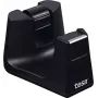 Tesa 53905-00000-01 dozownik taśmy na rolki o szerokości 1,9 cm, ABS, czarny/przezroczysty
