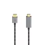 Adapter kabla wideo Hama 00200506 1,5m DisplayPort na HDMI Czarny