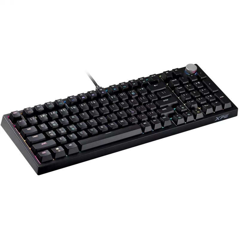 Klawiatura gamingowa XPG SORCERER układ US czarna detaliczna (75261466)