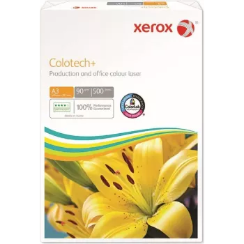 Xerox Colotech+ - Sehr glatt - unbeschichtet - 100 Mikrometer - High White - A3 (297 x 420 mm) - 90 g/m² - 500 Blatt Digitalpapier (Packung mit 5) (00