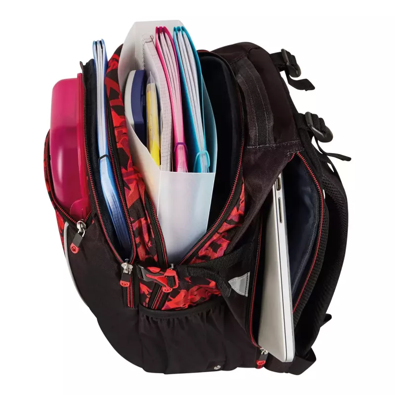 Sports backpack Herlitz Ultimate Graffiti Czarny czerwony