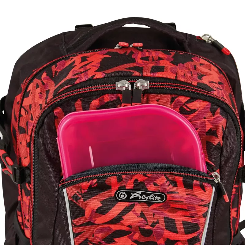 Sports backpack Herlitz Ultimate Graffiti Czarny czerwony