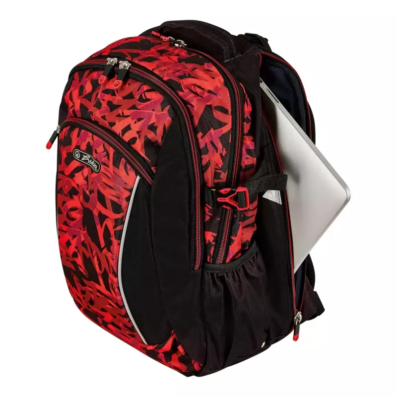 Sports backpack Herlitz Ultimate Graffiti Czarny czerwony