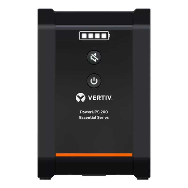 Vertiv PowerUPS 200 Essential, 1000VA/525W, 230V, Line Interactive, 4 Schuko