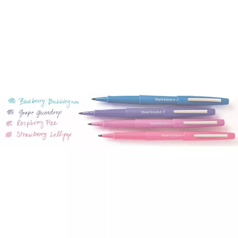 Długopis z końcówką włóknową PAPER MATE Flair 12er pastel M 0,7 mm blister