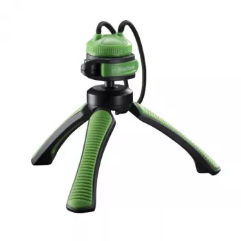Statyw Mantona 21407 do smartfona i aparatu cyfrowego, czarno-zielony