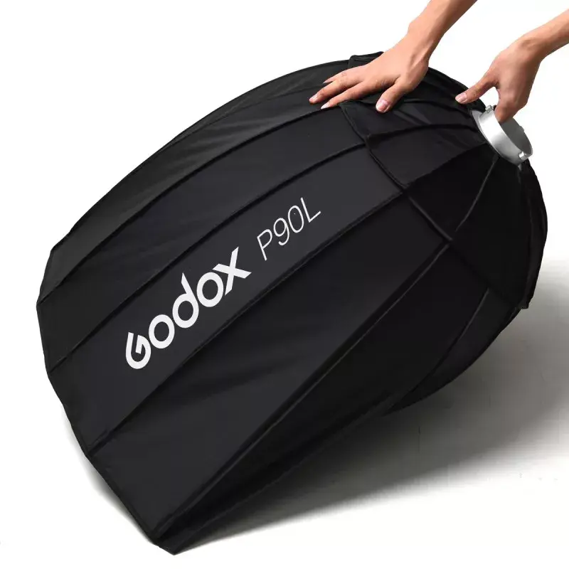 Softbox Godox P90L 90 cm czarny nylon poliester z dyfuzorami