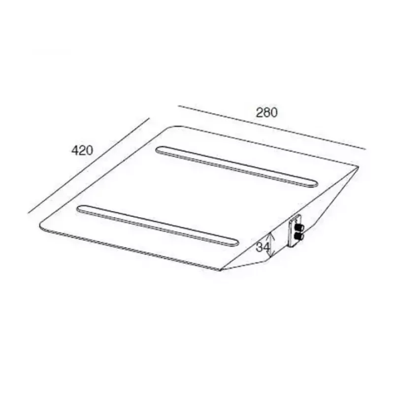 Półka Multibrackets M Public Display Stand Shelf Czarna