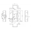 Uchwyt sufitowy Multibrackets M Universal Projector 300-480 z precyzyjną regulacją
