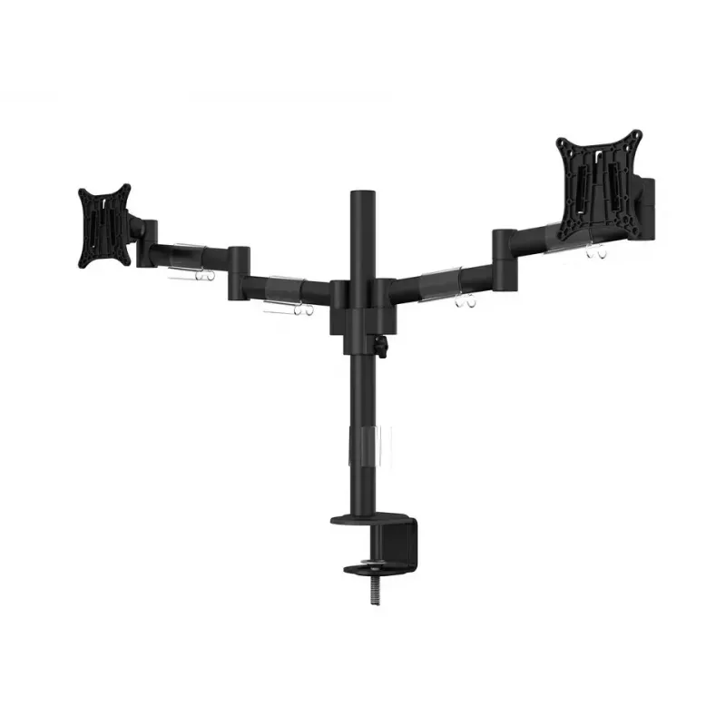 Multibrackets M VESA Deskmount Officeline Dual Czarny Clamp/Bolt-through 16kg 15-30in