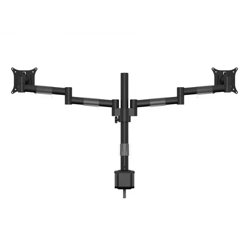 Multibrackets M VESA Deskmount Officeline Dual Czarny Clamp/Bolt-through 16kg 15-30in