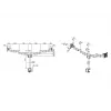 Multibrackets M VESA Deskmount Officeline Dual Czarny Clamp/Bolt-through 16kg 15-30in