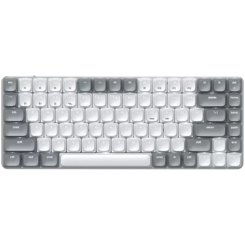SATECHI SM1 cienki Mechanical Backlit Bluetooth klawiatura (Light) - US English