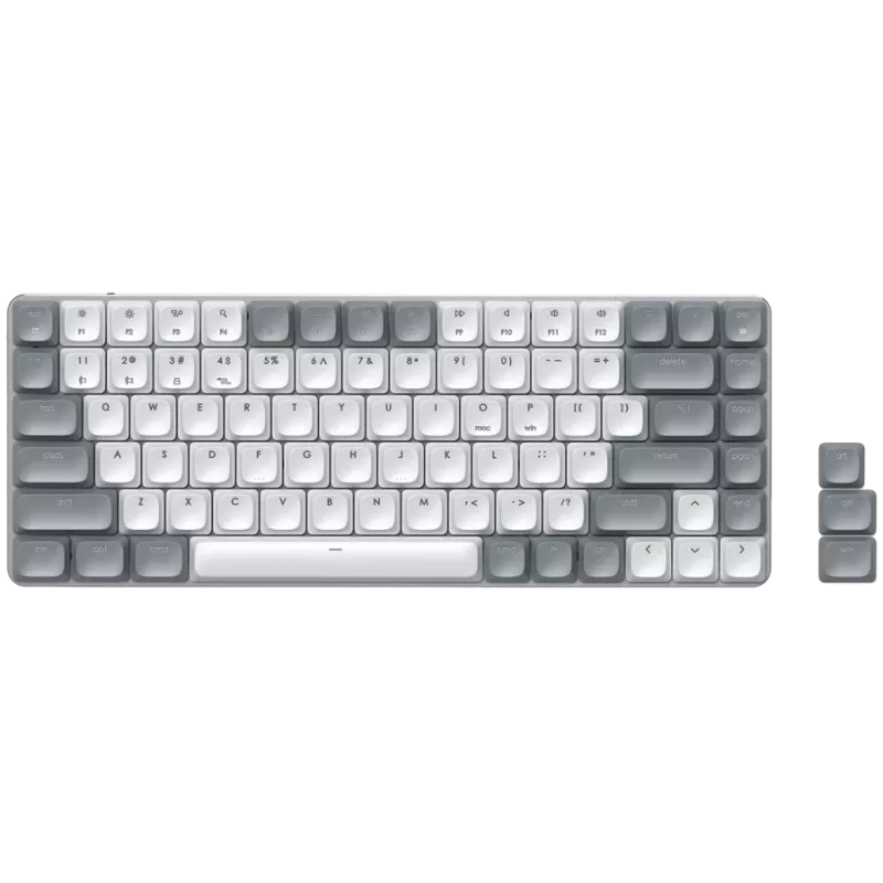 SATECHI SM1 cienki Mechanical Backlit Bluetooth klawiatura (Light) - US English