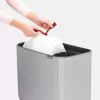 Kosz na śmieci Brabantia 316227 34L prostokątny plastikowo-stalowy