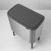 Kosz na śmieci Brabantia 316227 34L prostokątny plastikowo-stalowy