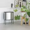 Kosz na śmieci Brabantia 316227 34L prostokątny plastikowo-stalowy