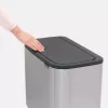 Kosz na śmieci Brabantia 316227 34L prostokątny plastikowo-stalowy