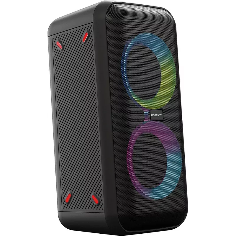 Głośnik Bluetooth FERGUSON REGENT Power Audio 400BT RGB 60W FM USB AUX DSP Czarny