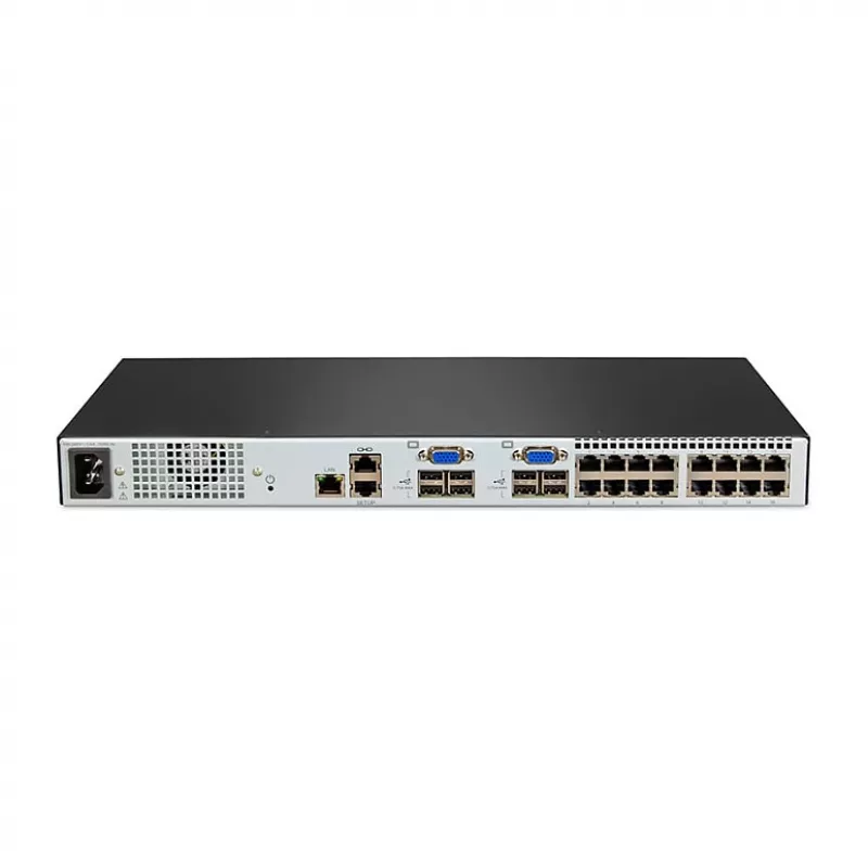 Przełącznik KVM Vertiv AV3216-001 — 16-portowy z 1 użytkownikiem lokalnym i 1 zdalnym