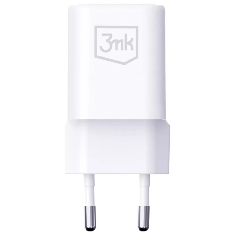 Ładowarka sieciowa 3MK Hyper Charger PD 33W GaN QC4+ biała — USB‑C PD 33W, GaN, Quick Charge 4+