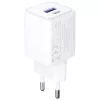 Ładowarka sieciowa 3MK Hyper Charger PD 33W GaN QC4+ biała — USB‑C PD 33W, GaN, Quick Charge 4+