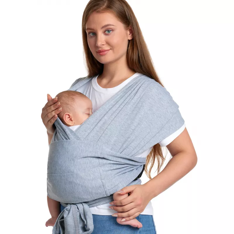 Momcozy Baby Wrap Carrier szary