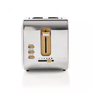 Nedis KABT510EWT toster, 2 szerokie szczeliny, soft-touch, biały