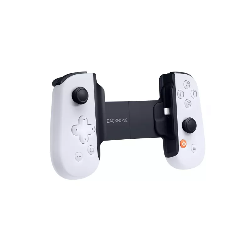 Gamepad Backbone One for iPhone PlayStation Edition biały — przewodowy kontroler Lightning dla PC, PlayStation, Xbox, iOS