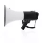 Megafon Nedis MEPH250WT — ręczna syrena/adres publiczny, zasięg 1500 m, 120 dB, czarno-biały