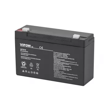 VIPOW 6V 12Ah gel bateria