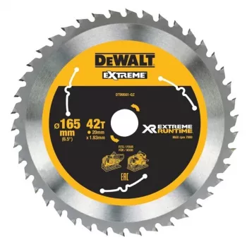 DeWALT DT99561-QZ tarcza do piły tarczowej 16,5 cm 1 szt.