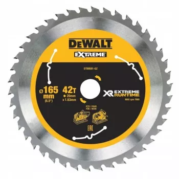 DeWALT DT99561-QZ tarcza do piły tarczowej 16,5 cm 1 szt.