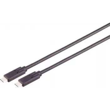 Kabel USB S/CONN 13-63035 USB4 Gen 3x2 2 m USB C czarny