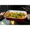 ZWILLING Staub Ceramiczny prostokątny zestaw do pieczenia 3 szt., czerwony, maks. 300°C