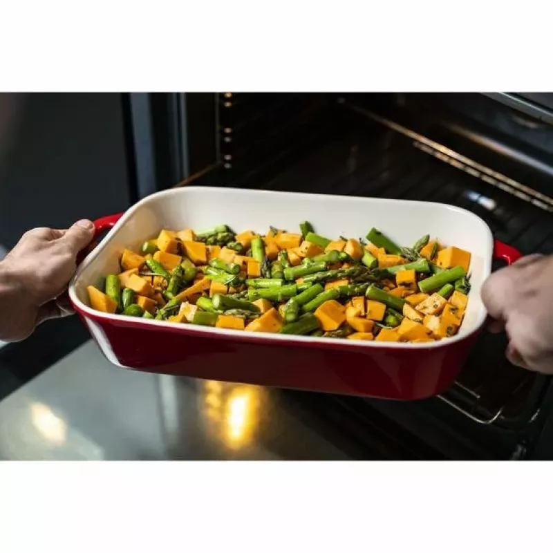 ZWILLING Staub Ceramiczny prostokątny zestaw do pieczenia 3 szt., czerwony, maks. 300°C