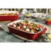 ZWILLING Staub Ceramiczny prostokątny zestaw do pieczenia 3 szt., czerwony, maks. 300°C